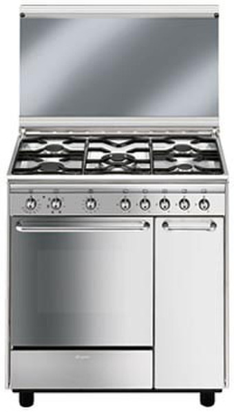 Smeg CX81SV Built-in Gas hob B Stainless steel cooker