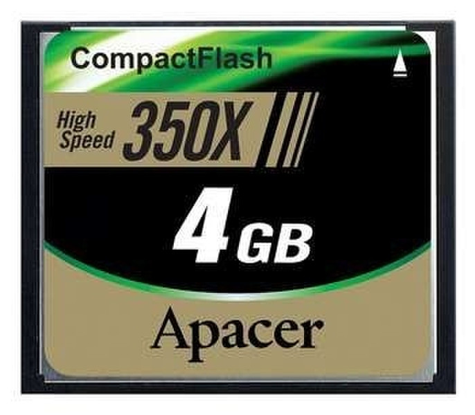 Apacer CF 350X Card 4GB 4GB Kompaktflash Speicherkarte