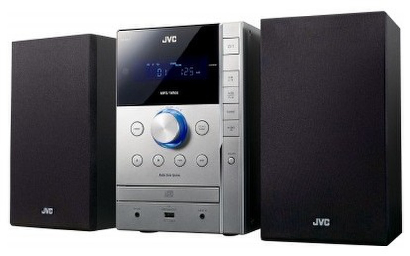 JVC UX-G377E Micro-Set 60W Schwarz, Silber Home-Stereoanlage