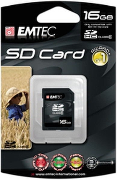 Emtec SDHC 133x 16GB 16ГБ SDHC карта памяти