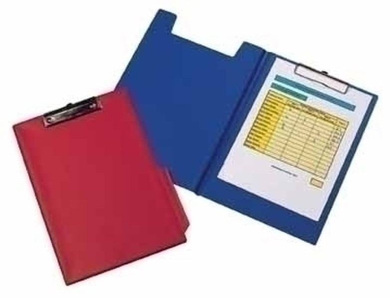 Connect Clipboard Double A4 Red Red clipboard
