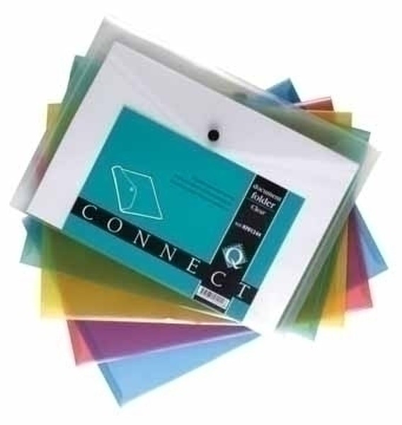 Connect Document Folder A4 Transparent Colour