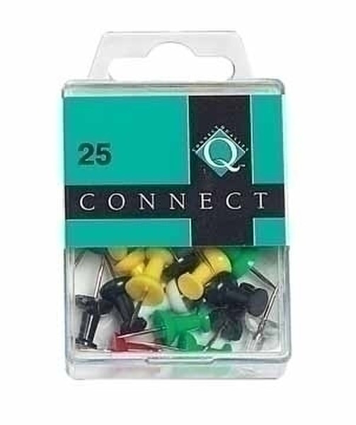 Connect Push Pins 25 pieces Разноцветный канцелярская кнопка