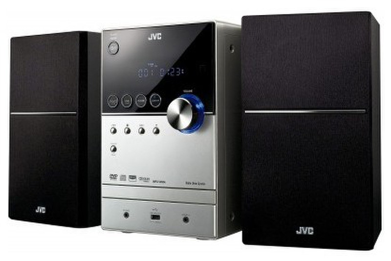 JVC UX-SG6VS Micro set 40W Black,Silver home audio set