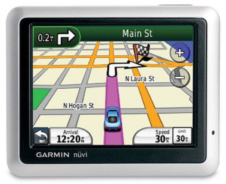 Garmin Nuvi 1255T Фиксированный ЖК Сенсорный экран 114г Белый навигатор