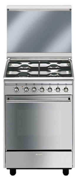 Smeg CX51GVE Built-in Gas hob A Stainless steel cooker