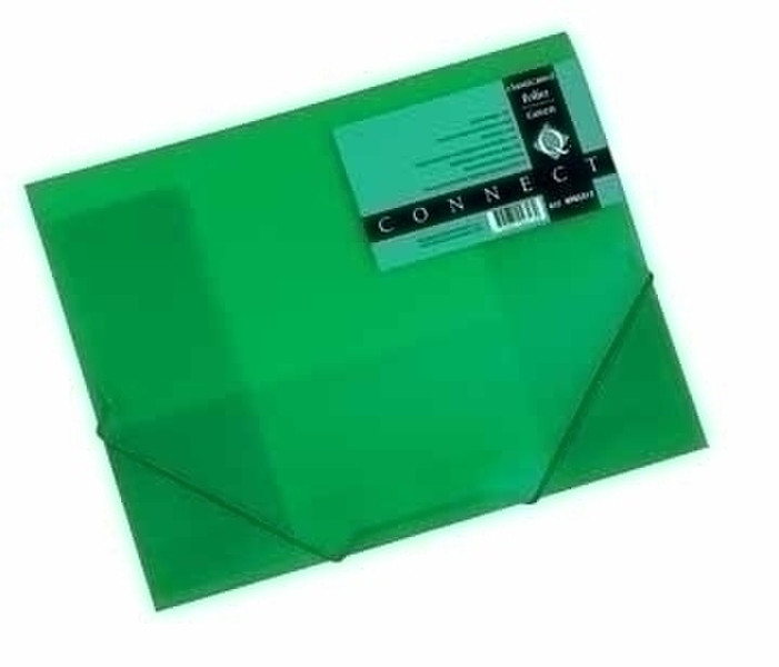 Connect Folder Clip & Elastic Frosted Green Зеленый