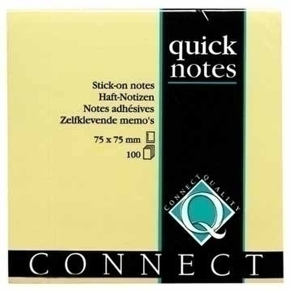 Connect Quick Notes 75 x 75 mm 100pc(s) self-adhesive label