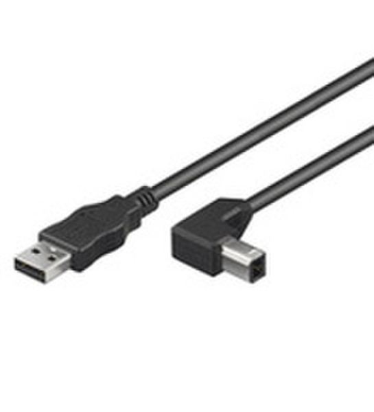 Microconnect 93016 0.5m USB A USB B Black USB cable