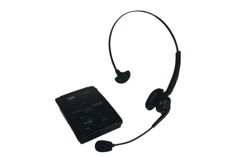 Perfect Choice Diadema Telefonica con Amplificator Monophon Verkabelt Schwarz Mobiles Headset