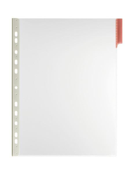 Durable 5607-03 Красный, Прозрачный ПВХ Display panel