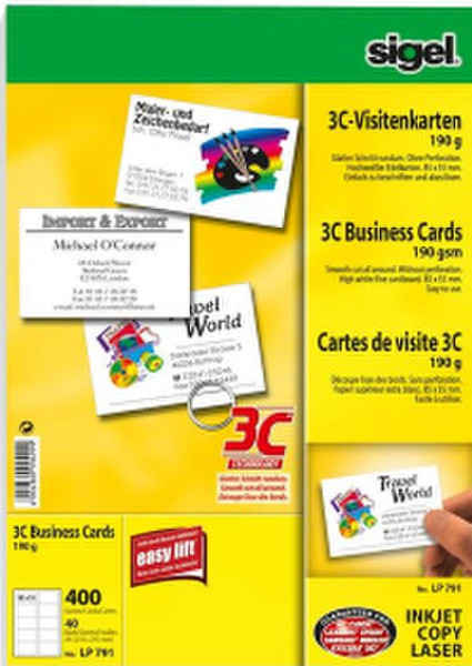 Sigel LP791 400pc(s) business card