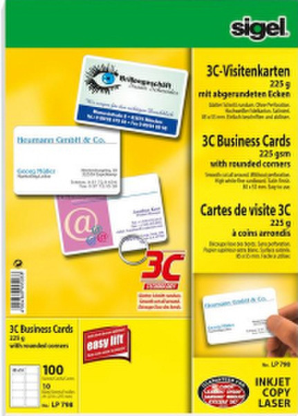 Sigel LP798 100pc(s) business card