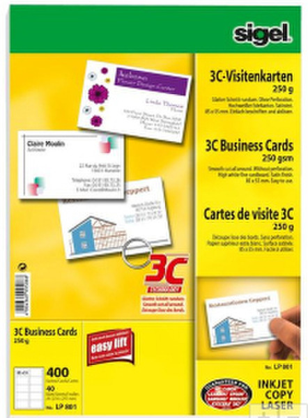 Sigel LP801 400pc(s) business card