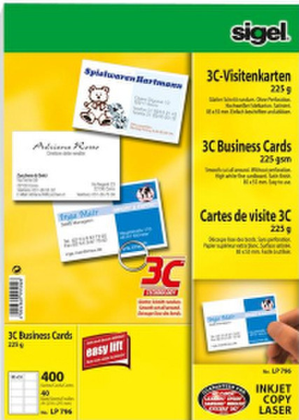 Sigel LP796 400pc(s) business card
