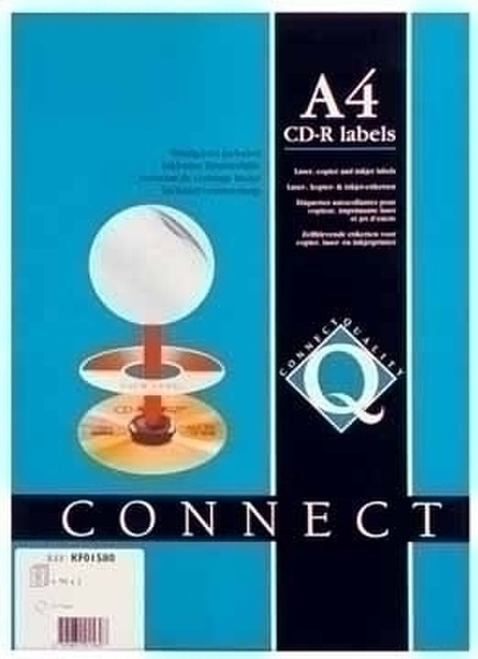 Connect Labels for CD/DVD 50 sheets self-adhesive label