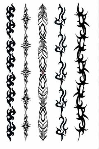 HERMA Tattoos Black Art bracelets 1 sheet Dekorativer Aufkleber