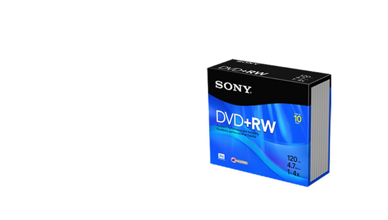 Sony 10 DVD+RW 4.7ГБ DVD-RW 10шт