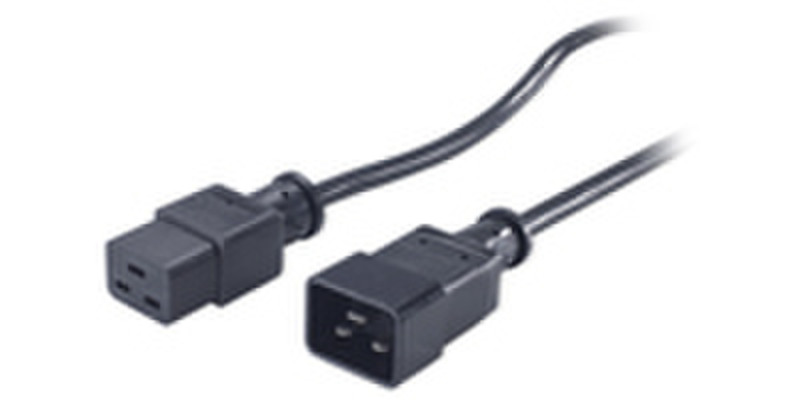 APC PWR Cord C19 - C20, 0.6 m 0.6m C19-Koppler C20-Koppler Schwarz Stromkabel