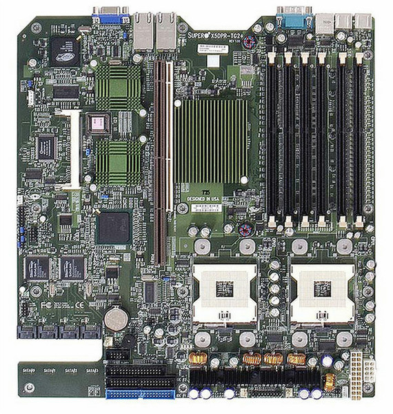 Supermicro X5DPR-TG2+ Intel E7501 PGA604 Расширенный ATX материнская плата для сервера/рабочей станции