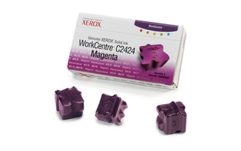 Tektronix Workcentre C2424 Solid Ink Magenta (3 Sticks) 3400страниц 3шт чернильный стержень