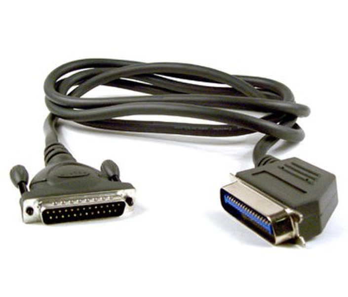 Belkin Non-IEEE Parallel Printer Cable with Right Angle Connectors (A/B) - 3m 3m Black printer cable