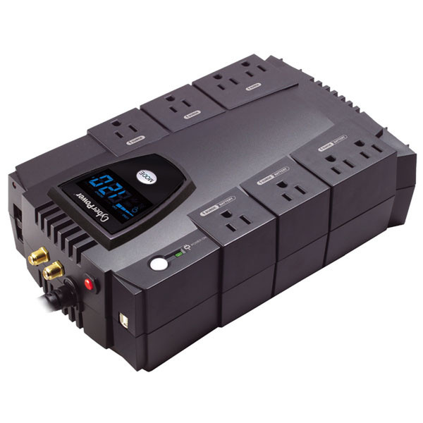 CyberPower CP685AVRLCD Line-interactive 685VA Compact uninterruptible power supply (UPS)