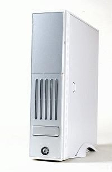 Ever Case BTX Dual Core Ready ECE1341 Slim DTP/Tower 275 W P4 Niederprofil (superflach) 275W Silber, Weiß Computer-Gehäuse
