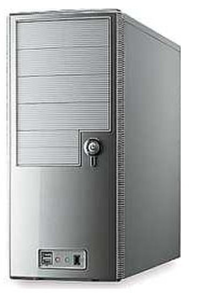 Ever Case Midi E4292BS (Intel® Prescott Ready) Midi-Tower 350W Silver,White computer case