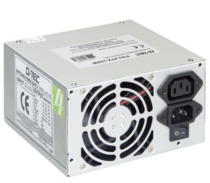 Q-Tec PSU 350W Low Noise 350W ATX Grey power supply unit