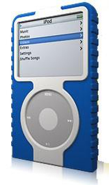 XtremeMac TuffWrap Accent for iPod 30GB - Blue/White