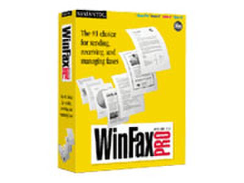 Symantec OEM WinFax Pro v10 Intl CD for Windows 95 98 2000 NT 5 users 5user(s) email software