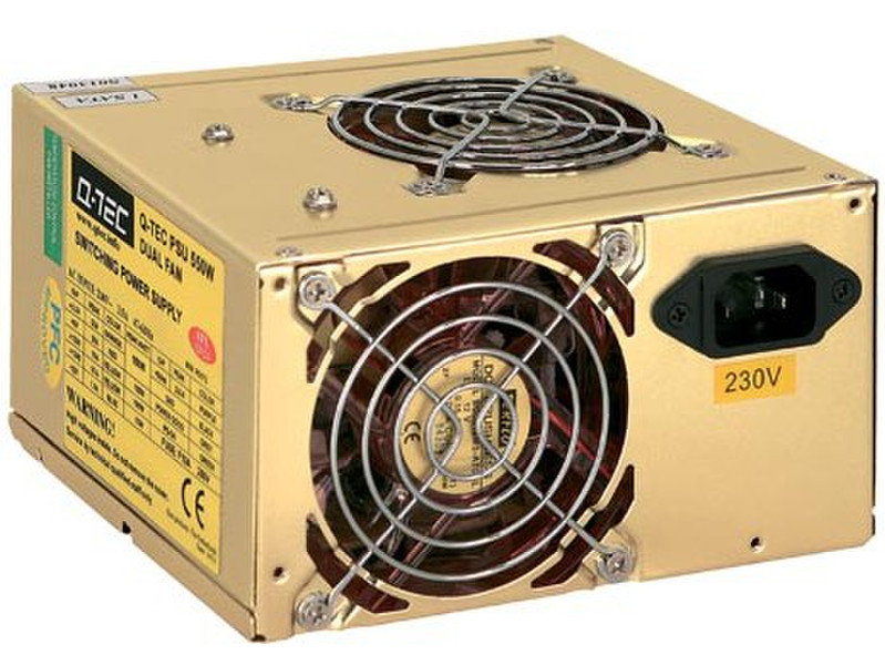 Q-Tec PSU 550W Dual Fan 24P 550W Gold power supply unit