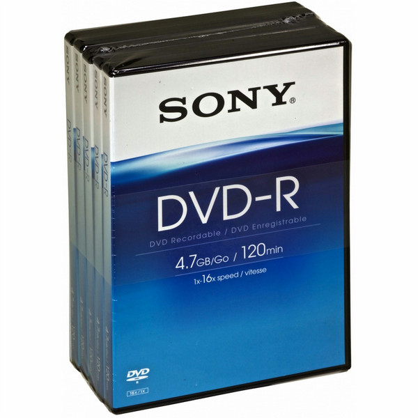 Sony DVD-R Video Box 4.7GB 5Stück(e)