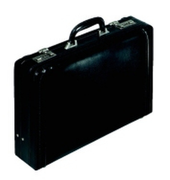 Rillstab Case President black Leather Black briefcase