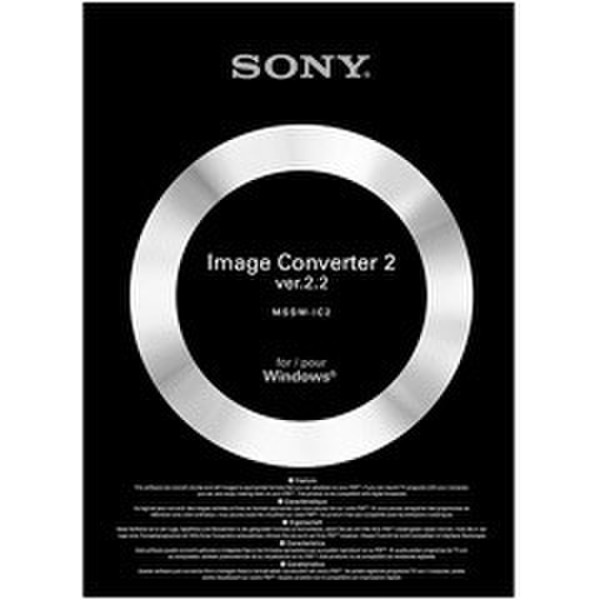 Sony Image Converter 2 Software