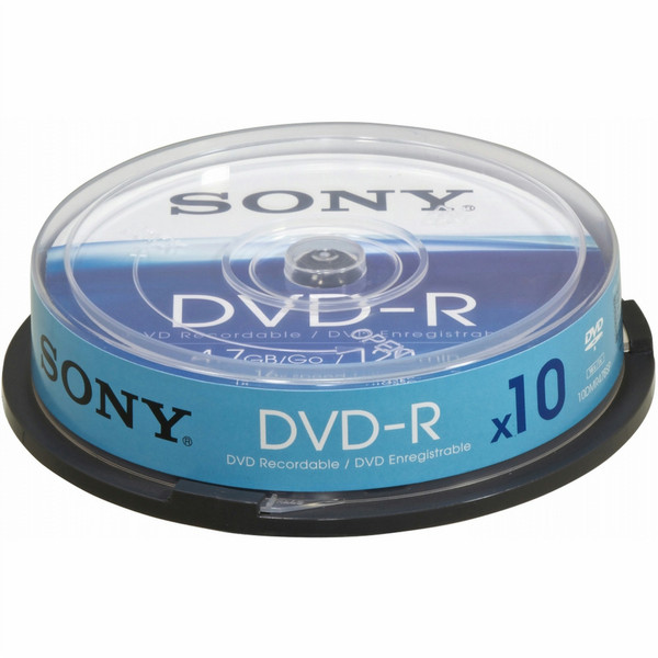 Sony DVD-R Spindle 4.7GB 10Stück(e)