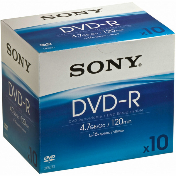 Sony 10DMR47B blank DVD