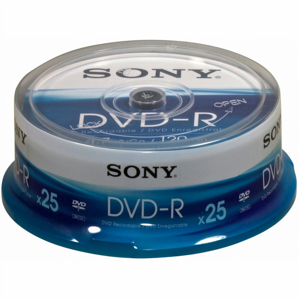 Sony DVD-R Spindle 4.7GB 25pc(s)