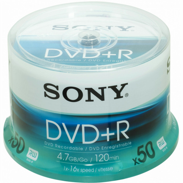 Sony DVD+R 4.7GB 50Stück(e)