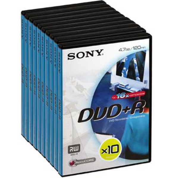 Sony DVD+R 4.7ГБ 10шт