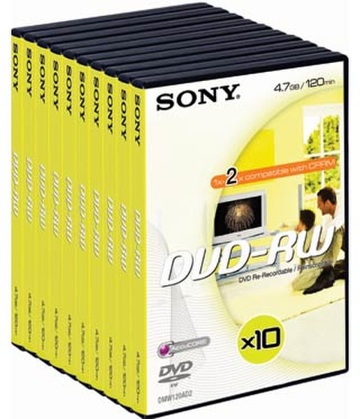 Sony DVD-RW 10DMW120AVD 4.7GB 10pc(s)