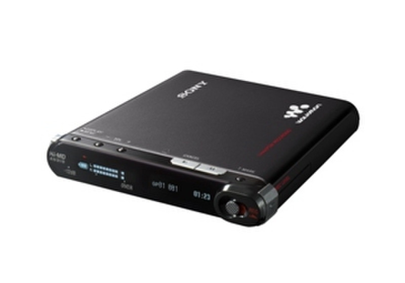 Sony Hi-MD MZ-RH1 Walkman Portable minidisc player Schwarz