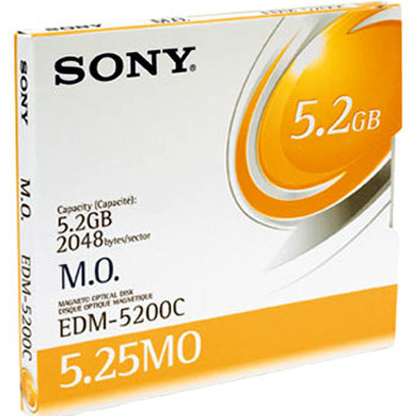 Sony 5.25” Magneto-Optical Disc, 5233MB 5233MB 5.25