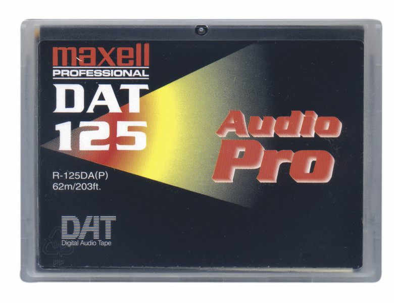 Maxell 182114 DAT 125min 1pc(s) audio/video cassette