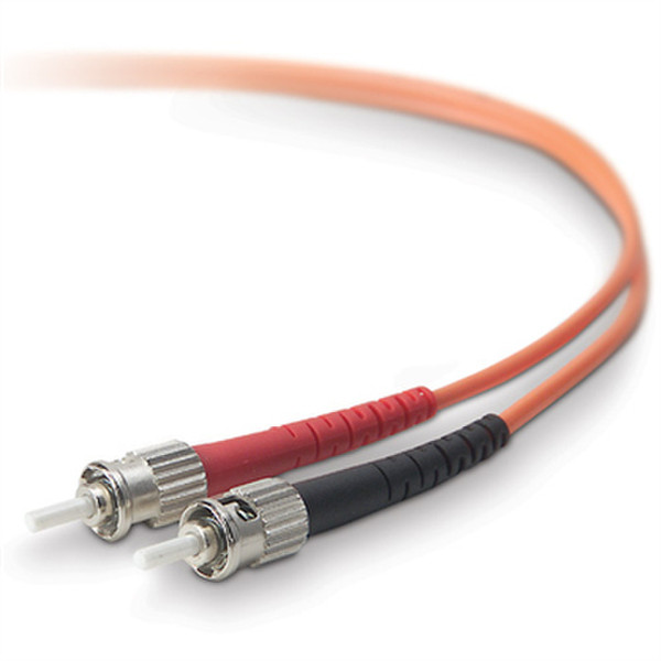 Belkin 2m ST - ST 2м ST ST Оранжевый оптиковолоконный кабель