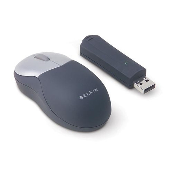Belkin MiniWireless Optical Mouse Беспроводной RF Оптический 800dpi компьютерная мышь