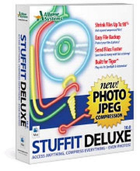 Aladdin Stuffit Deluxe 10.0, Mac FR
