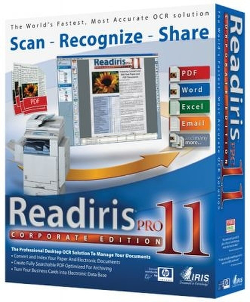 I.R.I.S. Readiris Pro 11.0 Corporate Edition (Include IRIS Desktop Search), NL