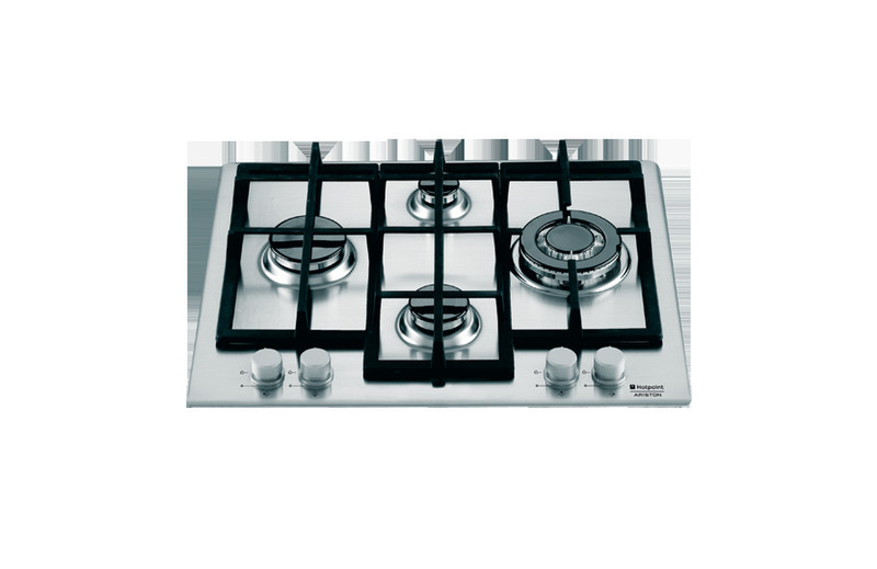 Hotpoint PZ 640 T GH/HA Встроенный Gas hob Нержавеющая сталь